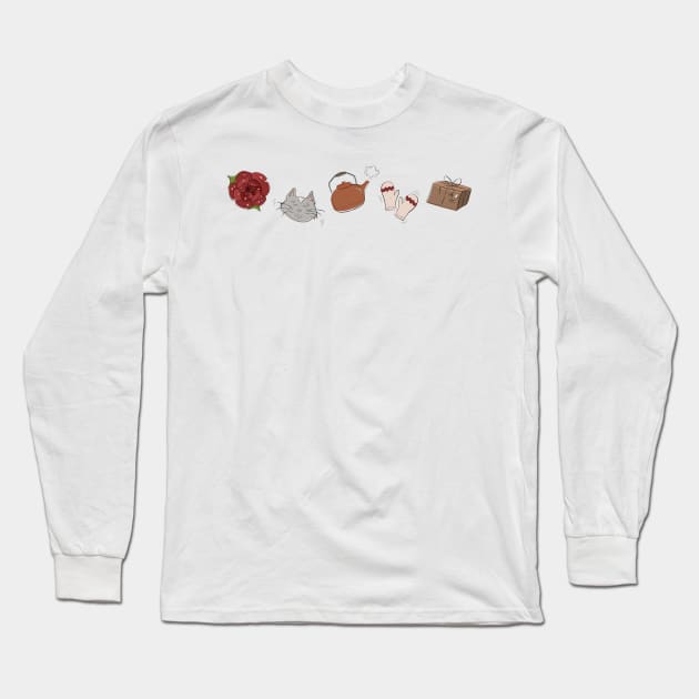 My Favorite Things Long Sleeve T-Shirt by sixhours